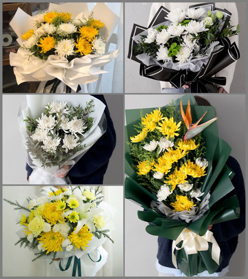 贵州铜仁市松桃县牛郎镇岑朵村白事花束代送
